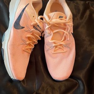 Pink/blue trainers
